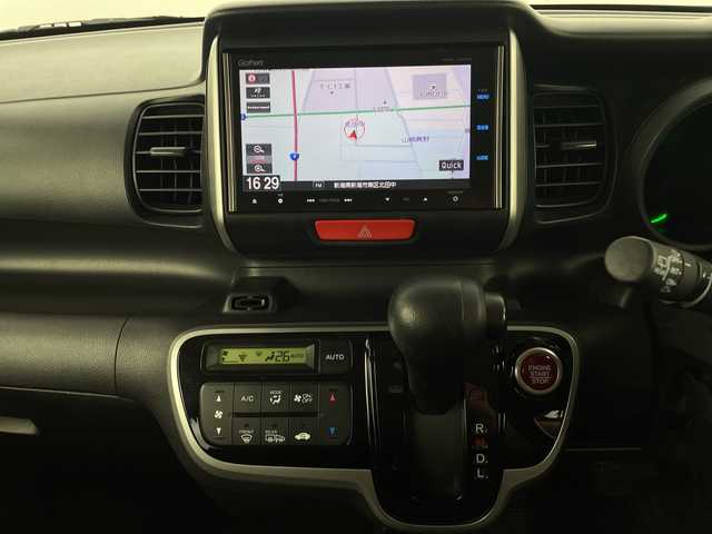 ホンダ Ｎ ＢＯＸ G Lパッケージ 新潟県 2014(平26)年 14.6万km スマートブラック 4WD/純正ナビ/　　フルセグ/CD/DVD/BT/バックカメラ/両側パワースライドドア/純正14インチアルミホイール/ステアリングスイッチ/アイドリングストップ/スマートキー/ETC