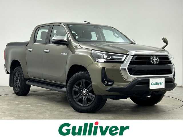 トヨタ ハイラックス Z 三重県 2021(令3)年 3.4万km オキサイドブロンズM /禁煙車//純正7型ナビ/　フルセグTV/Bluetooth/HDMI//バックカメラ//トノカバー//レーダークルーズコントロール//フォグライト//純正アルミホイール//衝突軽減ブレーキシステム//オートライト//プッシュスタート//ETC//スマートキー//センターデフロック//ダウンヒルアシストコントロール//純正LEDヘッドライト//前後ドラレコ//コーナーセンサー//アイドリングストップ