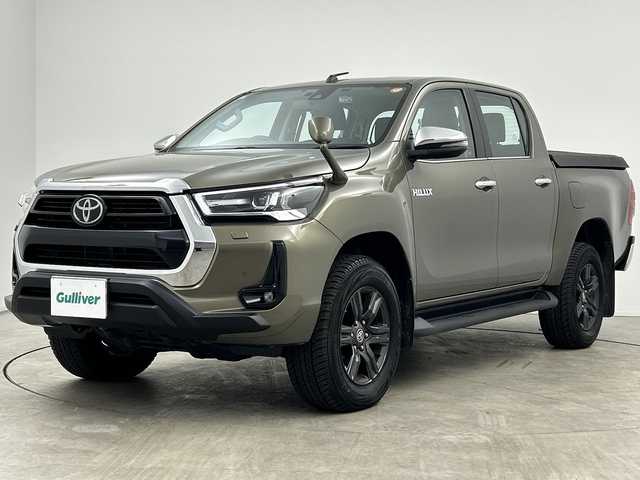 トヨタ ハイラックス Z 三重県 2021(令3)年 3.4万km オキサイドブロンズM /禁煙車//純正7型ナビ/　フルセグTV/Bluetooth/HDMI//バックカメラ//トノカバー//レーダークルーズコントロール//フォグライト//純正アルミホイール//衝突軽減ブレーキシステム//オートライト//プッシュスタート//ETC//スマートキー//センターデフロック//ダウンヒルアシストコントロール//純正LEDヘッドライト//前後ドラレコ//コーナーセンサー//アイドリングストップ