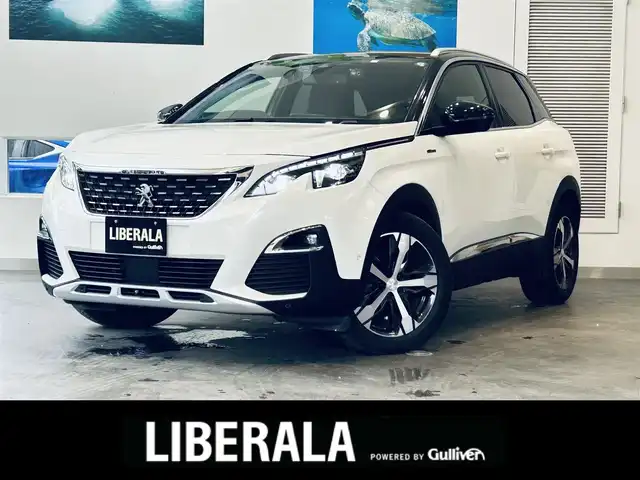 プジョー ３００８ GT ブルー HDi 大阪府 2020(令2)年 3.6万km BLANC NACRE サンルーフ/ハーフレザー/Dメモリ付きパワーシート/シートヒーター/純正ナビ/TV/バックカメラ/applecarplay/フロント・サイドカメラ/純正18インチAW/LEDヘッドライト/ブラインドスポット/電動リアゲート/ETC/ドラレコ/レーダー探知機/ACC/ワイヤレス充電