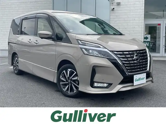 日産 セレナ ハイウェイスター V 鳥取県 2020(令2)年 2万km カシミヤグレージュ プロパイロット/セーフティパックB/純正10型ナビ/・フルセグ/・CD/DVD/Blu-ray/・Bluetooth/全方位モニター/純正フリップダウンモニター/ハンズフリー両側電動スライドドア/スマートキー/プッシュスタート/ETC/前席シートヒーター/ハンドルヒーター/純正エアロ/純正16AW/LEDヘッドライト/LEDフォグ/オートライト/ABS/W&サイドエアバック/カーテンエアバック