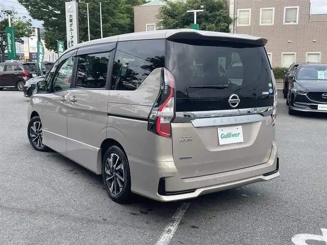 日産 セレナ ハイウェイスター V 鳥取県 2020(令2)年 2万km カシミヤグレージュ プロパイロット/セーフティパックB/純正10型ナビ/・フルセグ/・CD/DVD/Blu-ray/・Bluetooth/全方位モニター/純正フリップダウンモニター/ハンズフリー両側電動スライドドア/スマートキー/プッシュスタート/ETC/前席シートヒーター/ハンドルヒーター/純正エアロ/純正16AW/LEDヘッドライト/LEDフォグ/オートライト/ABS/W&サイドエアバック/カーテンエアバック
