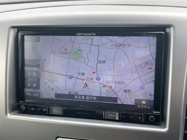 スズキ ワゴンＲ FX 埼玉県 2014(平26)年 8.7万km フィズブルーパールメタリック ・社外メモリナビ(AVIC-RZ33) CD/DVD/ワンセグ/・運転席シートヒーター/・オートエアコン/・社外フロアマット/・ABS/・リモコンキー