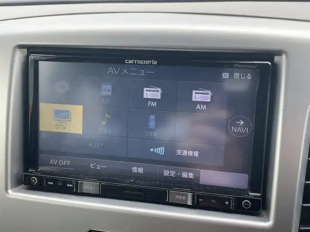 スズキ ワゴンＲ FX 埼玉県 2014(平26)年 8.7万km フィズブルーパールメタリック ・社外メモリナビ(AVIC-RZ33) CD/DVD/ワンセグ/・運転席シートヒーター/・オートエアコン/・社外フロアマット/・ABS/・リモコンキー