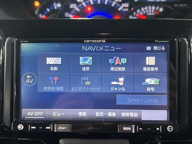 ダイハツ タント カスタム X 広島県 2016(平28)年 6.6万km パールホワイトⅢ 禁煙/社外ナビ/・フルセグ/CD/DVD/Bluetooth//バックカメラ/片側パワースライドドア/リアサンシェード/電動格納ウィンカーミラー/ＨＩＤヘッドライト/オートライト/フォグランプ/ETC/社外フロアマット/純正ドアバイザー/スマートキー/プッシュスタート/スペアキー/純正アルミホイール/W+サイドエアバック