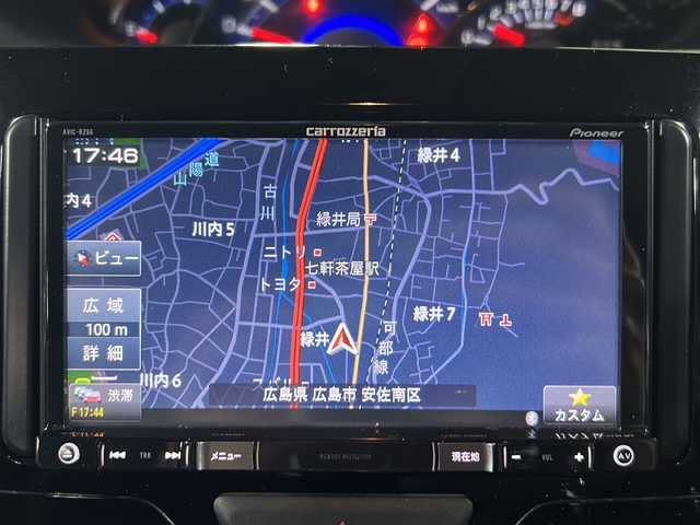 ダイハツ タント カスタム X 広島県 2016(平28)年 6.6万km パールホワイトⅢ 禁煙/社外ナビ/・フルセグ/CD/DVD/Bluetooth//バックカメラ/片側パワースライドドア/リアサンシェード/電動格納ウィンカーミラー/ＨＩＤヘッドライト/オートライト/フォグランプ/ETC/社外フロアマット/純正ドアバイザー/スマートキー/プッシュスタート/スペアキー/純正アルミホイール/W+サイドエアバック