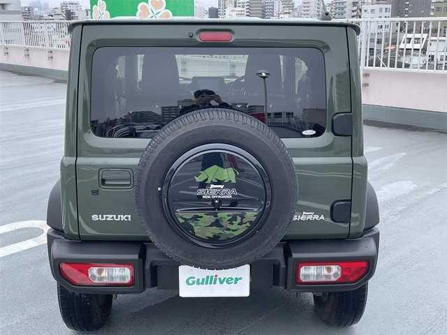 スズキ ジムニー シエラ JC 東京都 2018(平30)年 4.8万km ジャングルグリーン ４WD/純正メモリーナビ（AVIC-RL802)/バックカメラ/D・N席シートヒーター/純正１５インチアルミ/ビルトインETC/電動格納ミラー/背面タイヤ/フォグランプ/エンジンプッシュボタン/クルーズコントロール/ABS/Wエアバック/スズキセーフティーサポート/レーザーレーダー・単眼カメラ/デュアルセンサーブレーキサポート/誤発進抑制/車線逸脱警報/ふらつき警報/先行車発進お知らせ/標識認識機能/スペアキー１本/保証書・取説