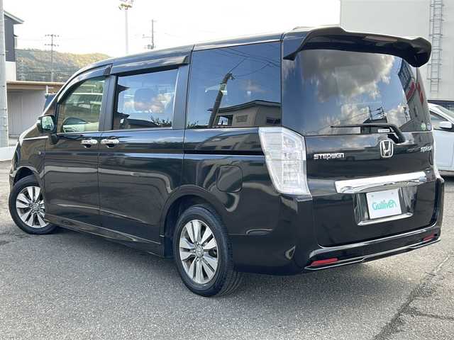 ホンダ ステップワゴン スパーダ Z インターナビセレ 秋田県 2012(平24)年 7.4万km プレミアムスパークルブラックパール 純正メモリナビ/純正CD、DVD、TV/両側パワースライドドア/純正後席モニター/純正16インチAW/バックカメラ/スペアキー/社外15インチAWスタッドレス積込み/取説、保証書