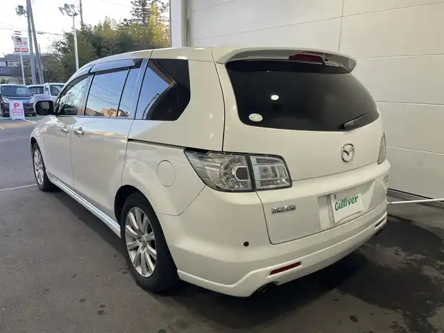マツダ ＭＰＶ 23C Sporty Pack 福島県 2007(平19)年 17.7万km クリスタルホワイトパールマイカ 4WD/純正HDDナビ/BOSEサウンドシステム/両側パワースライドドア/フロント/サイド/バックカメラ/コーナーセンサー/ステアリングリモコン/オートライト/キセノンライト/フォグライト/スマートキー/ドアバイザー/フロアマット/ETC