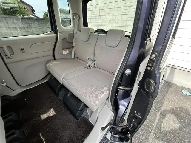 日産 デイズ ルークス S 埼玉県 2014(平26)年 6.7万km プレミアムパープルP 電子チューナーラジオ（AM/FM/CD）/純正14インチアルミホイール/両側スライドドア/純正フロアマット/純正ドアバイザー/電動格納ミラー/アイドリングストップ/ダブルエアバッグ/リモコンキー/スペアキー2（板キー）/車両/ラジオ取扱説明書/保証書
