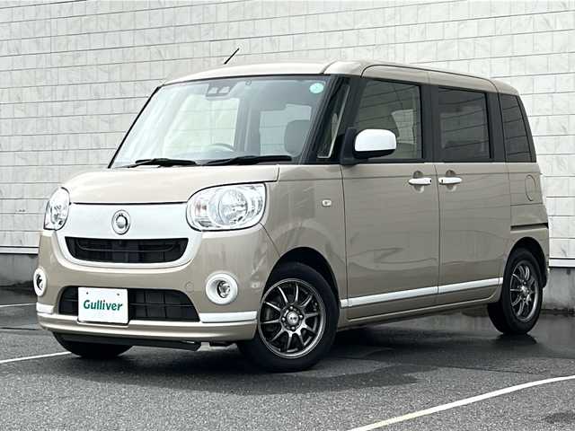ダイハツ ムーヴ キャンバス X ホワイトアクセント リミテッド SAⅢ 茨城県 2020(令2)年 4.2万km ナチュラルベージュマイカM ワンオーナー/純正メモリナビ【NSZN-W70D]/（CD・DVD・BT・全周囲バックカメラ・フルセグTV）/テレビキャンセラー/両側パワースライドドア/衝突被害軽減システム/USB端子入力/社外14インチアルミホイール/純正フロアマット/プッシュスタート/エンジンスタートボタン/オートライト・オートハイビーム/フロントフォグランプ/アイドリングストップ/横滑り防止機能/ABS