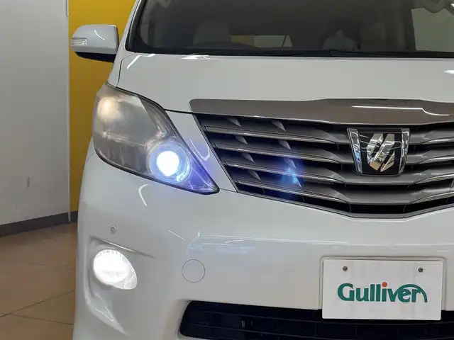 トヨタ アルファード 240S リミテッド 群馬県 2009(平21)年 4.7万km ホワイトパールクリスタルシャイン 純正HDDナビ/・フルセグTV/    BT/AM/FM/CD/DVD//    SD/HDD/AUX/純正フリップダウンモニター/バックカメラ/クリアランスソナー/ETC/両側パワースライドドア/ステアリングスイッチ/スマートキー/プッシュスタート/HIDヘッドライト/フォグランプ/オートライト/純正18インチAW/純正フロアマット/ドアバイザー/横滑り防止機能