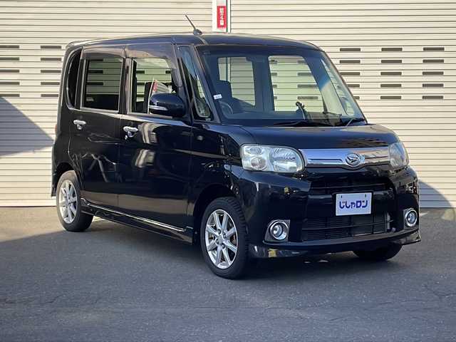 ダイハツ タント Gスペシャル 道央・札幌 2012(平24)年 5.3万km ブラックマイカメタリック (株)IDOMが運営する【じしゃロン札幌店】の自社ローン専用車両になりますこちらは現金またはオートローンご利用価格です。自社ローンご希望の方は別途その旨お申し付けください。/・スマートキー/・4WD/・純正14インチアルミホイール/・オーディオプレイヤー/・AAC/・純正フロアマット/・片側パワースライドドア/・HIDヘッドライト/・シングルエアバッグ/・CVTシフト