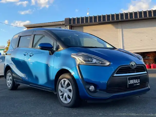 トヨタ シエンタ G 石川県 2016(平28)年 11.1万km コバルトブルーメタリック LKA/PKS/シートヒーターパッケージ/ナビレディパッケージ/スマートエントリーパッケージ/LEDランプパッケージ/ETC2.0/HDMI入力端子/TVキャンセラー/寒冷地仕様/両側パワスラ/純正エンジンスターター/スタッドレスタイヤ積込
