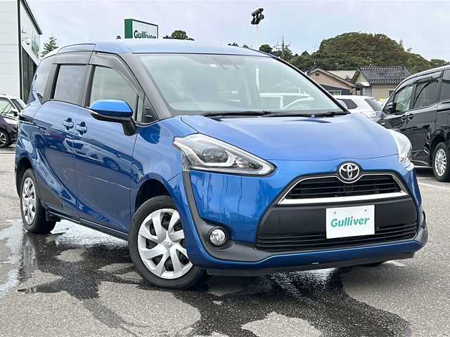 トヨタ シエンタ G 石川県 2016(平28)年 11.1万km コバルトブルーメタリック 4WD/トヨタセーフティセンス/・衝突軽減ブレーキ/・レーンキープアシスト/純正SDナビゲーション/【Bluetooth・フルセグTV・CD・DVD・SD】/バックカメラ/LEDヘッドライト/・オートライト/・フォグランプ/・オートハイビーム/ビルトインETC/両側パワースライドドア/前席シートヒーター/エンジンプッシュスタート/・スマートキー/・スペアキー/HDMI入力端子/ステアリングリモコン/純正マット/横滑り防止装置/保証書/取扱説明書/記録薄