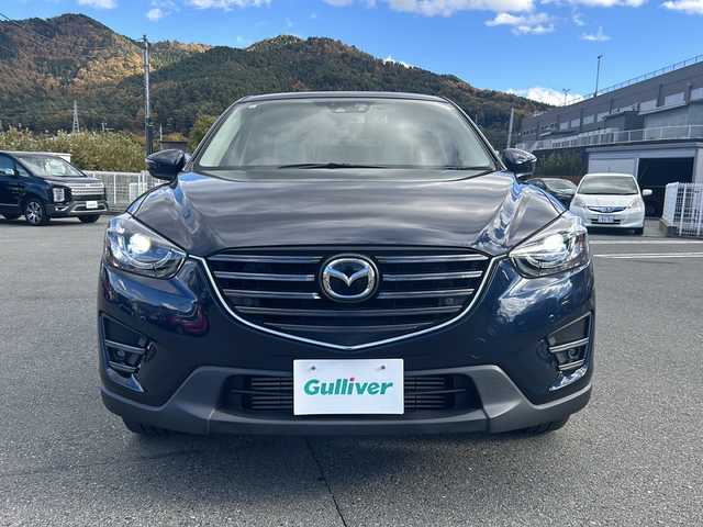マツダ ＣＸ－５ XD Lパッケージ 山梨県 2015(平27)年 6.9万km ディープクリスタルブルーマイカ 純正ナビ/バックカメラ/サイドカメラ/TV/BT/CD/DVD/AUX/ETC/純正19インチアルミホイール/BOSEサウンド/アイドリングストップ/レザーシート/前席シートヒーター/前席パワーシート/純正フロアマット/スマートキー/スペアキー1本/ドライブレコーダー前後/コーナーセンサー/LEDヘッドライト