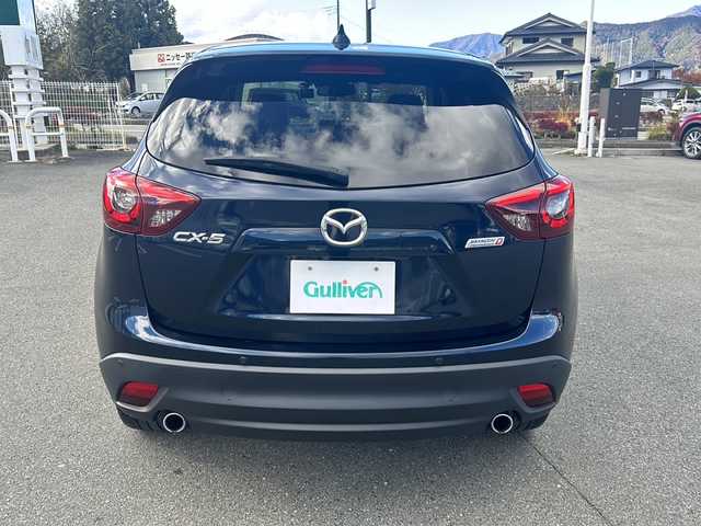 マツダ ＣＸ－５ XD Lパッケージ 山梨県 2015(平27)年 6.9万km ディープクリスタルブルーマイカ 純正ナビ/バックカメラ/サイドカメラ/TV/BT/CD/DVD/AUX/ETC/純正19インチアルミホイール/BOSEサウンド/アイドリングストップ/レザーシート/前席シートヒーター/前席パワーシート/純正フロアマット/スマートキー/スペアキー1本/ドライブレコーダー前後/コーナーセンサー/LEDヘッドライト