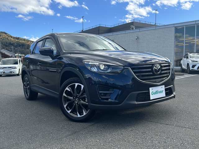 マツダ ＣＸ－５ XD Lパッケージ 山梨県 2015(平27)年 6.9万km ディープクリスタルブルーマイカ 純正ナビ/バックカメラ/サイドカメラ/TV/BT/CD/DVD/AUX/ETC/純正19インチアルミホイール/BOSEサウンド/アイドリングストップ/レザーシート/前席シートヒーター/前席パワーシート/純正フロアマット/スマートキー/スペアキー1本/ドライブレコーダー前後/コーナーセンサー/LEDヘッドライト
