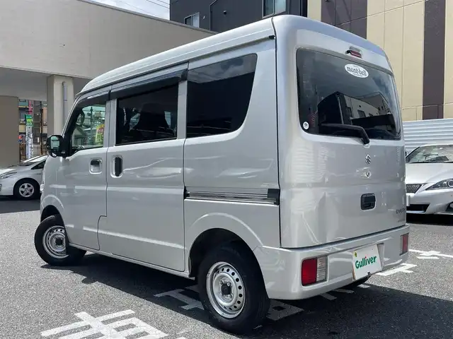 スズキ エブリイ PA 広島県 2021(令3)年 1.7万km シルキーシルバーメタリック /登録時走行距離/　　　　　　　17035キロ/ハイルーフ/社外ナビ/スペアキー×１/ETC/新車時整備手帳/　　【保証書】/取扱説明書/