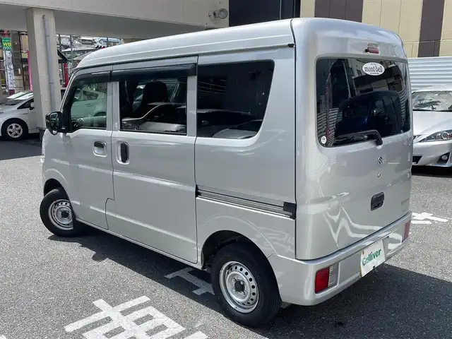 スズキ エブリイ PA 広島県 2021(令3)年 1.7万km シルキーシルバーメタリック /登録時走行距離/　　　　　　　17035キロ/ハイルーフ/社外ナビ/スペアキー×１/ETC/新車時整備手帳/　　【保証書】/取扱説明書/