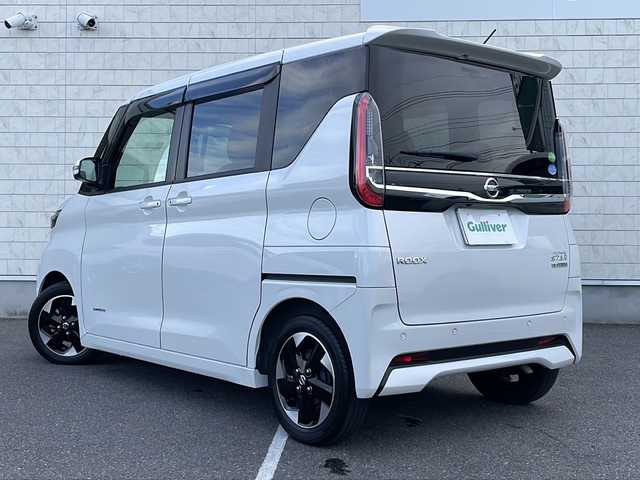 日産 ルークス HWS X プロパイロットED 栃木県 2020(令2)年 1.9万km ホワイトパール ワンオーナー/Carrozzeria9インチナビ/(Bluetooth/CD/DVD/ipod/AUX)/フルセグTV/インテリジェントアラウンドビューモニター/衝突被害軽減システム/追従型クルーズコントロール/両側パワースライドドア/ハンズフリースライドドア/ブラウンハーフレザーシート/リアサンシェード/本革巻きステアリング/プラズマクラスター搭載リアシーリングファン/プッシュスタート/スマートキー/ドアバイザー/純正アルミホイール/LEDヘッドライト