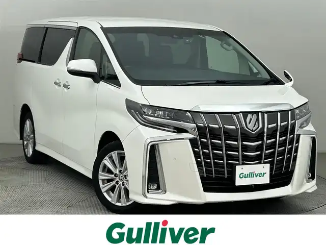 トヨタ アルファード S 道央・札幌 2019(令1)年 6.8万km ホワイトパールクリスタルシャイン ・ワンオーナー/・４WD/・寒冷地仕様/・ALPINE　BIGＸナビ/・ALPINEフリップダウンモニター/・社外前後ドライブレコーダー/・フロント/サイド/バックカメラ/・ビルトインETC/・トヨタセーフティセンス/・レーダークルーズコントロール/・オートハイビーム/・PCS/・LTA/・クリアランスソナー/・PKSB/・RSA/・両側パワースライドドア/・シートカバー/・プッシュスタート/・スマートキー/・純正エンジンスターター/・LEDヘッドライト/・フォグライト/・オートライト/・純正フロアマット/・ドアバイザー/・純正AW付スタッドレス積込/　225/60/R17