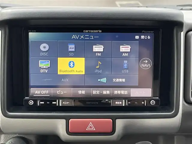 スズキ エブリイ PA リミテッド 岡山県 2023(令5)年 3.5万km ノクターンブルーパール 登録時走行距離34747km/純正SDナビ/(AM/FM/DISC/TV/BT)/ETC/バックカメラ/MTモード付AT/リモコンキー/スペアキー/キセノンヘッドライト/純正１２インチアルミホイール/パワーステアリング/パワーウィンドウ/保証書/記録簿/取扱説明書