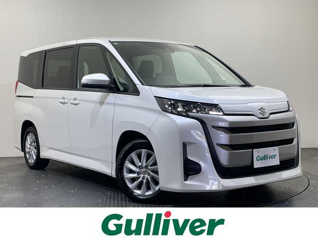 スズキ ランディ ハイブリッドG 愛媛県 2025(令7)年 1.1万km ホワイトパールクリスタルシャイン 社外１０型ナビ（WOWAUTO）　/両側電動スライドドア/シートヒーター　/ハーフレザーシート　/前後コーナーセンサー　/アダプティブクルーズコントロール　/ブラインドスポットモニター　/純正アルミホイール　/ＬＥＤライト