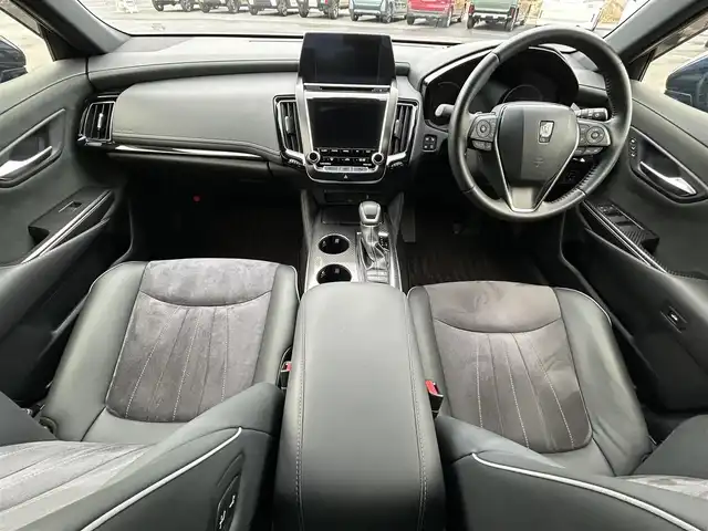 トヨタ クラウン ハイブリッド RS アドバンス 福島県 2020(令2)年 1万km ダークブルーマイカ 純正ナビ/【フルセグTV/FM・AM/BT】/アラウンドビューモニター/レーダークルーズコントロール/衝突軽減/LEDオートライト/ETC/DN席パワーシート/ハーフレザーシート/前後コーナーセンサー/ドライブレコーダー/USB/革巻きステアリング/ステアリングスイッチ/パドルシフト/横滑り防止/レーンキープアシスト/スマートキー/プッシュスタート