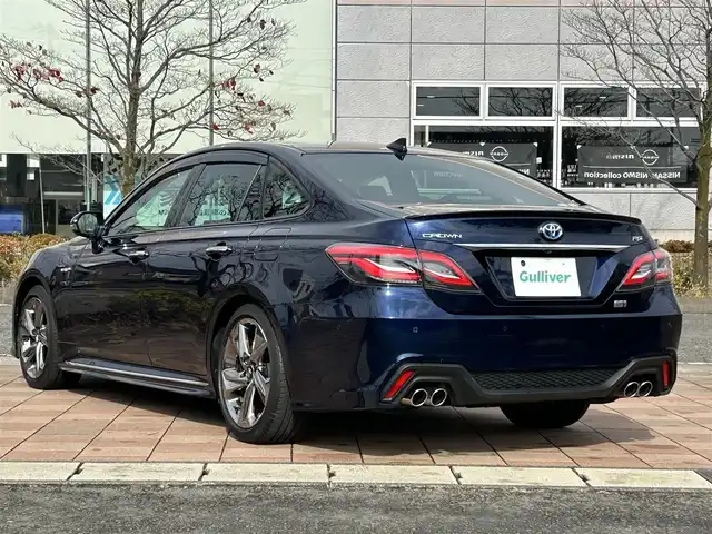 トヨタ クラウン ハイブリッド RS アドバンス 福島県 2020(令2)年 1万km ダークブルーマイカ 純正ナビ/【フルセグTV/FM・AM/BT】/アラウンドビューモニター/レーダークルーズコントロール/衝突軽減/LEDオートライト/ETC/DN席パワーシート/ハーフレザーシート/前後コーナーセンサー/ドライブレコーダー/USB/革巻きステアリング/ステアリングスイッチ/パドルシフト/横滑り防止/レーンキープアシスト/スマートキー/プッシュスタート