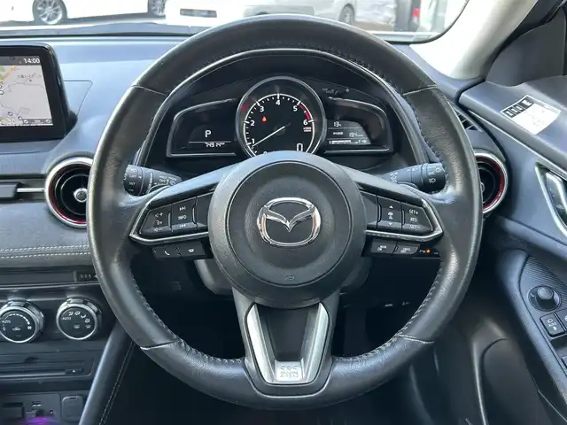 マツダ ＣＸ－３ XD Lパッケージ 佐賀県 2019(平31)年 7.5万km スノーフレイクホワイトパールマイカ BOSEプレミアムサウンド/スマートブレーキサポート/レーダークルーズコントロール/BSM　/パーキングセンサー　/純正SDナビ/・フルセグTV/BT/CD/DVD　/360°ビューモニター　/黒レザーシート　/シートヒーター/パワーシート/シートメモリ　/LEDヘッドライト/フォグランプ/オートライト/革巻きステアリング/パドルシフト　/ステアリングヒーター/純正18インチAW/ヘッドアップディスプレイ/前後ドライブレコーダー(VREC-DH700)/ETC/プッシュスタート/トノカバー/スペアキー×１/取扱説明書/保証書