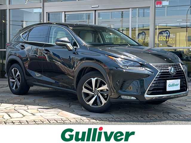 レクサス ＮＸ 300 バージョンL 静岡県 2020(令2)年 3.5万km グラファイトブラックガラスフレーク 純正ナビ/・Bluetooth/・DVD/・フルセグTV/・DVD/・ワンオーナー/・バックカメラ/・プッシュスタート/・ETC/・クルーズコントロール/・パワーバックドア/・純正アルミホイール/・シートヒーター/・ハンドルヒーター/・パワーシート/・サンルーフ/・バックカメラ