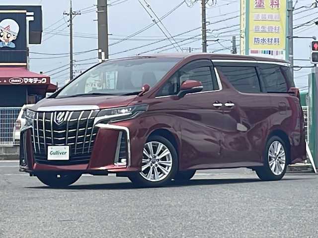 トヨタ アルファード S Aパッケージ 愛知県 2018(平30)年 4.7万km ダークレッドマイカメタリック /禁煙//純正10インチナビ/フルセグ/CD/DVD/SD/MSV/BT//バックカメラ/ビルトインETC//LEDオートライト/オートハイビーム//LEDフォグ//両側パワースライドドア//オットマン付きシート//PCS/ACC/LTA/PKSB/RSA/クリアランスソナー//プッシュスタート/スマートキー//電動パーキングブレーキ//照明付きバニティミラー//純正フロアマット//純正ドアバイザー//オートリトラウインカーミラー//新車時保証書//取扱説明書//スペアスマートキー