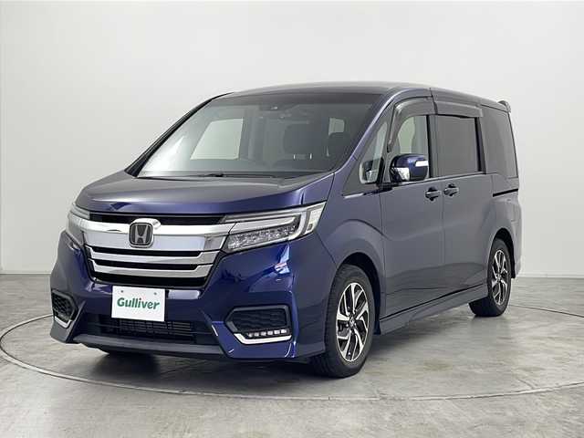 ホンダ ステップワゴン スパーダ ホンダセンシング 群馬県 2020(令2)年 3.2万km オブシダンブルーパール 衝突被害軽減ブレーキ　９型ナビ　１０．１型後席モニター　アダプティブクルーズコントロール　両側電動スライドドア　バックカメラ　アイドリングストップ　ＥＴＣ２．０　ドライブレコーダー　スマートキー　禁煙