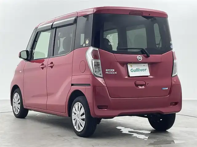 日産 デイズ ルークス X 福井県 2016(平28)年 6.7万km ピンク カロッツェリア製７型ＳＤナビ　/アラウンドビューモニター　/片側パワースライドドア　/純正ホイールキャップ /スマートキー/ABS/横滑り防止装置/オートライト