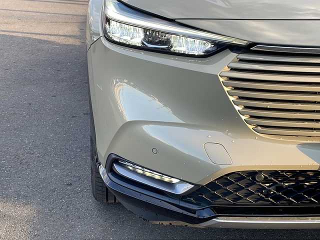 ホンダ ヴェゼル ハイブリッド e:HEV PLaY 茨城県 2021(令3)年 4.2万km サンドカーキパール パノラマルーフ/純正９インチナビ/バックカメラ/ＥＴＣ2.0/シートヒーター/ハーフレザーシート/スマートキー/プッシュスタート/ホンダセンシング/衝突被害軽減ブレーキ/レーンキープアシスト/クルーズコントロール/ブラインドスポットモニター/オートライト/オートマチックハイビーム/ステアリングヒーター/ワイアレス充電