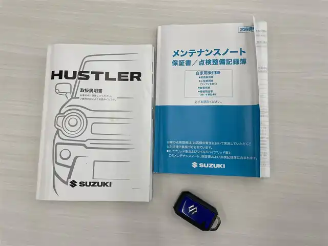 スズキ ハスラー HYBRID G 高知県 2021(令3)年 3.2万km クールカーキPM 登録時走行距離31114km/ディスプレイオーディオ/　【Bluetooth/USB/AM/FM】/バックカメラ/前席シートヒーター/オートライト/パーキングセンサー/プッシュスタート/スマートキー/スペアキー/アイドリングストップ/前後ドライブレコーダー/ETC/純正フロアマット/ドアバイザー/整備記録簿/取扱説明書