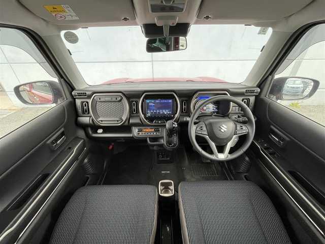 スズキ ハスラー Jスタイル Ⅱ 茨城県 2024(令6)年 0.9万km フェニックスレッドパール/ソフトベージュメタリック 社外8インチナビ　/バックカメラ　/Bluetooth/DVD再生機能/D/N席シートヒーター/デュアルカメラブレーキサポート/レーダークルーズコントロール/LEDヘッドライト/スマートキー/プッシュスタート/純正アルミ