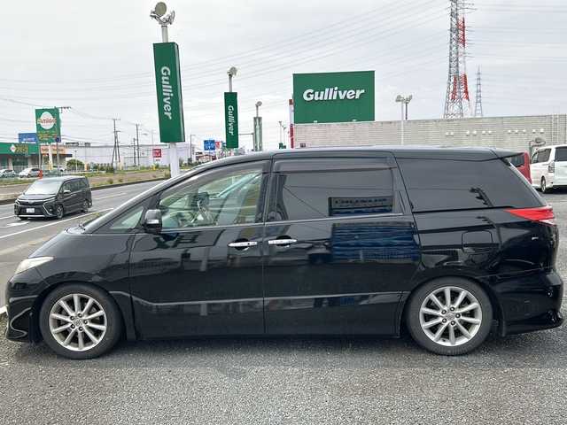 トヨタ エスティマ アエラス Gエディション 茨城県 2010(平22)年 16.2万km ブラック HDDナビ/Bluetooth/ワンセグテレビ/バックカメラ/オットマン/プッシュスタート/両側パワースライドドア/ETC/WAC