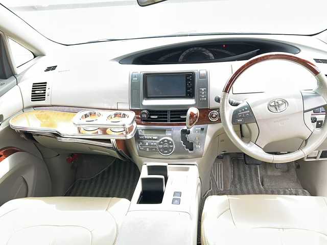 トヨタ エスティマ アエラス Gエディション 茨城県 2010(平22)年 16.2万km ブラック HDDナビ/Bluetooth/ワンセグテレビ/バックカメラ/オットマン/プッシュスタート/両側パワースライドドア/ETC/WAC