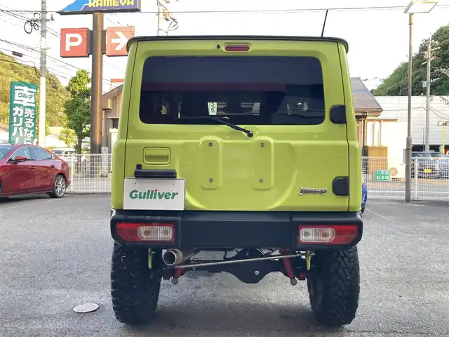 スズキ ジムニー XC 長崎県 2019(令1)年 6.8万km キネティックイエロー/ブラックトップ2トーン 衝突被害軽減ブレーキ/ディーラーOP/SDナビ【KXM-E503W】/Bluetooth接続/フルセグTV/DVD再生/クルーズコントロール/LEDオートヘッドライト/シートヒーター/ダウンヒルアシスト/リフトアップ：3インチ/社外マフラー【High-Bridge-First】/スロットルコントローラー【3-drive PRO】/社外16インチAW/ブロックタイヤ