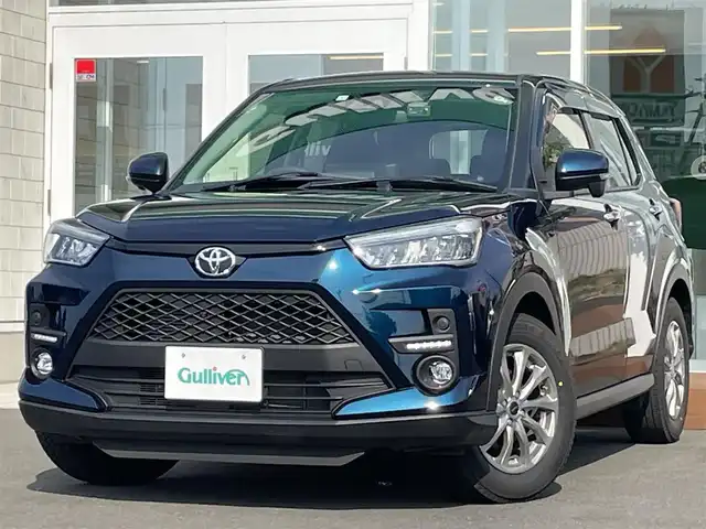 トヨタ ライズ Z 道央・札幌 2023(令5)年 1万km レーザーブルークリスタルシャイン ・４WD/・ワンオーナー/・衝突軽減ブレーキ/・寒冷地仕様/・純正ナビ/　CD＆DVD＆BT＆TV/・全方位カメラ/・バックカメラ/・フロントカメラ/・サイドカメラ/・コーナーセンサー/・レーンキープアシスト/・レーダークルーズコントロール/・アイドリングストップ/・ワイパー熱線/・オートエアコン/・オートライト/・シートヒーター/・プッシュスタート/・スマートキー/・前後ドライブレコーダー/・ブラインドスポットモニター/・ビルトインETC/・MT付きAT/・オートリトラミラー/・純正AW＆夏タイヤ積込/・ドアバイザー/・ウィンカーミラー/・フォグライト/・LEDヘッドライト