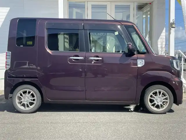 ダイハツ ウェイク G ターボ SA Ⅱ 秋田県 2016(平28)年 7.8万km プラムブラウンクリスタルマイカ (株)IDOMが運営する【じしゃロン秋田店】の自社ローン専用車両になります。こちらは現金またはオートローンご利用時の価格です。自社ローンご希望の方は別途その旨お申付け下さい。/スマートアシスト2/衝突回避支援ブレーキ機能/衝突警報機能(対車両・対歩行者)/車線逸脱警報機能/誤発進抑制制御機能（前方・後方）/先行車発進お知らせ機能/社外SDナビ【CD/DVD/SD/HDMI/USB/VTR/iPod】/フルセグTV/バックカメラ/両側パワースライドドア/後方コーナーセンサー/シートヒーター/LEDヘッドライト/オートライト