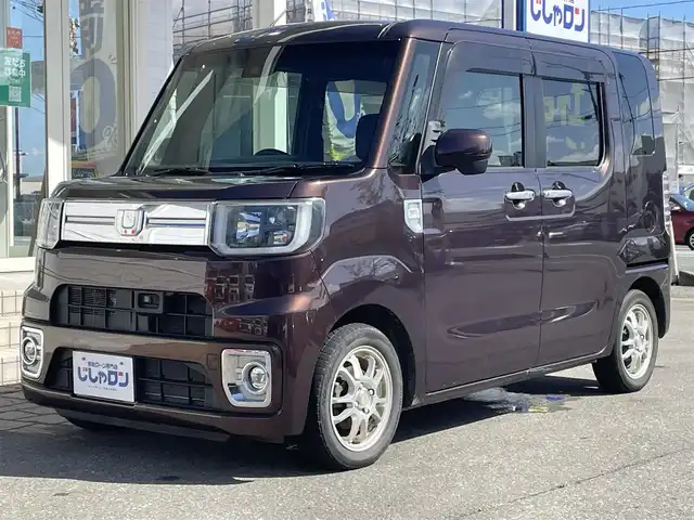 ダイハツ ウェイク G ターボ SA Ⅱ 秋田県 2016(平28)年 7.8万km プラムブラウンクリスタルマイカ (株)IDOMが運営する【じしゃロン秋田店】の自社ローン専用車両になります。こちらは現金またはオートローンご利用時の価格です。自社ローンご希望の方は別途その旨お申付け下さい。/スマートアシスト2/衝突回避支援ブレーキ機能/衝突警報機能(対車両・対歩行者)/車線逸脱警報機能/誤発進抑制制御機能（前方・後方）/先行車発進お知らせ機能/社外SDナビ【CD/DVD/SD/HDMI/USB/VTR/iPod】/フルセグTV/バックカメラ/両側パワースライドドア/後方コーナーセンサー/シートヒーター/LEDヘッドライト/オートライト
