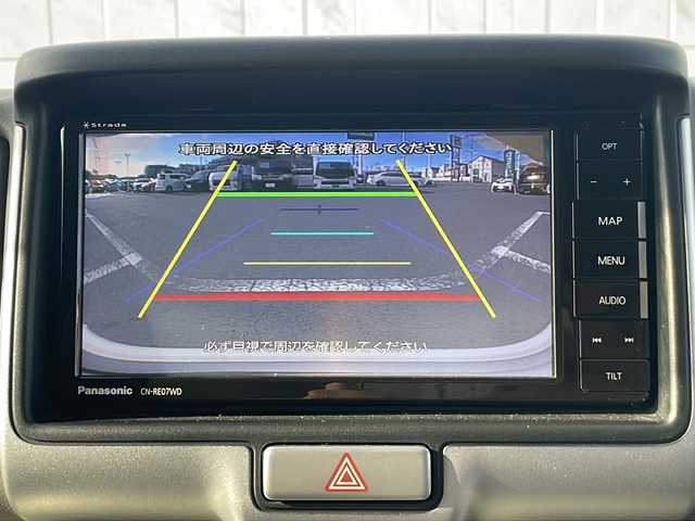 スズキ エブリィ ワゴン PZターボ スペシャル 静岡県 2021(令3)年 5.7万km パールホワイト 社外ナビ/地デジTV/社外CD/DVD/Bluetooth/バックカメラ/両側パワースライドドア/レーダーブレーキサポート/レーンキープアシスト/ローダウン/社外15インチAW/　【純正AW積み込み】/スマートキー/ドライブレコーダー