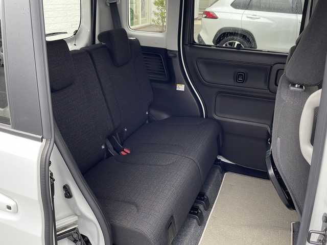 スズキ スペーシア HYBRID X 千葉県 2023(令5)年 1.5万km ピュアホワイトP ナビAVN-LS02W バックカメラ 両側パワースライドドア 温シート ETC BT フルセグ USB デュアルカメラセーフティサポート スマートキー アイドリングストップ レーンアシスト マット