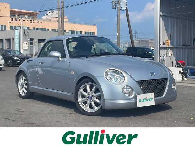 ダイハツ コペン アクティブトップ 鹿児島県 2005(平17)年 6.7万km ブライトシルバーメタリック 禁煙車/社外ナビ（AVIC-MRZ09）/Bluetooth/フルセグTV/バックカメラ/ドライブレコーダー/レーダー探知機（GWR93sd）/ETC/ハロゲンヘッドランプ/MINILITE　１５インチAW/フォグランプ/パワーウィンドウ/ACエアコン/電動オープンカー/キーレス付き