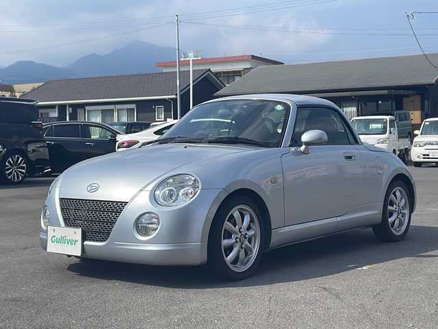 ダイハツ コペン アクティブトップ 鹿児島県 2005(平17)年 6.7万km ブライトシルバーメタリック 禁煙車/社外ナビ（AVIC-MRZ09）/Bluetooth/フルセグTV/バックカメラ/ドライブレコーダー/レーダー探知機（GWR93sd）/ETC/ハロゲンヘッドランプ/MINILITE　１５インチAW/フォグランプ/パワーウィンドウ/ACエアコン/電動オープンカー/キーレス付き