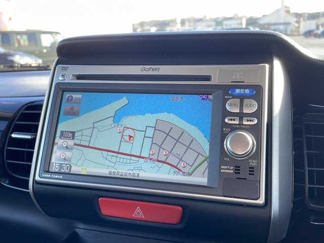 ホンダ Ｎ ＢＯＸ カスタム G Lパッケージ 島根県 2012(平24)年 8.9万km ポリッシュドメタルメタリック 純正ナビ（VXM-128VS）/ワンセグTV/バックカメラ/片側パワースライドドア/イージークローザー/アイドリングストップ/左右独立式リアセンターアームレスト/プッシュスタート/スマートキー/スペアキー/フロアマット/ドアバイザー
