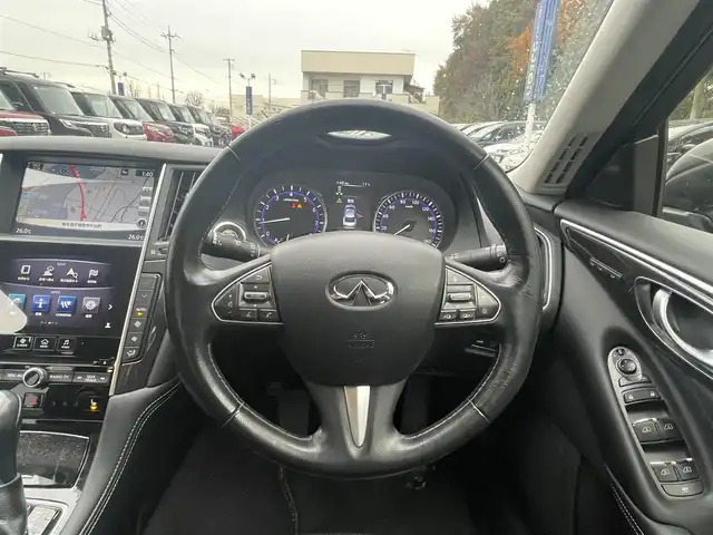 日産 スカイライン 200GT－t タイプP 栃木県 2014(平26)年 9.3万km ダークメタルグレー (株)IDOMが運営する【じしゃロン宇都宮店】の自社ローン専用車両になります。こちらは現金またはオートローンご利用時の価格です。自社ローンご希望の方は別途その旨お申付け下さい/純正ナビ/CD/DVD/TV/BT/HDD/全方位カメラ/ETC/衝突軽減システム/追従クルーズコントロール/オートライト/LEDヘッドライト/LEDフォグランプ/スマートキー/前席パワーシート/前席シートヒーター/BLITZ車高調/純正マット/純正アルミホイール